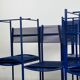 Set of 7 chairs Spaghetti 101 by Giandomenico Belotti for Alias 80s