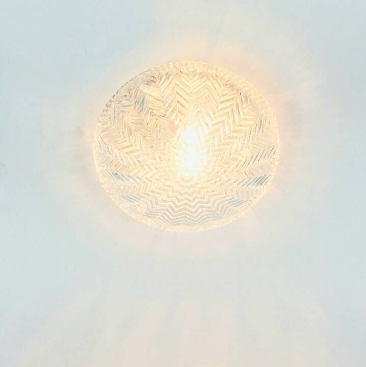 Lustre ou applique en verre géométrique de Limburg, Allemagne, années 1970.