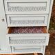 Wardrobe chest of drawers vintage compass feet 1950