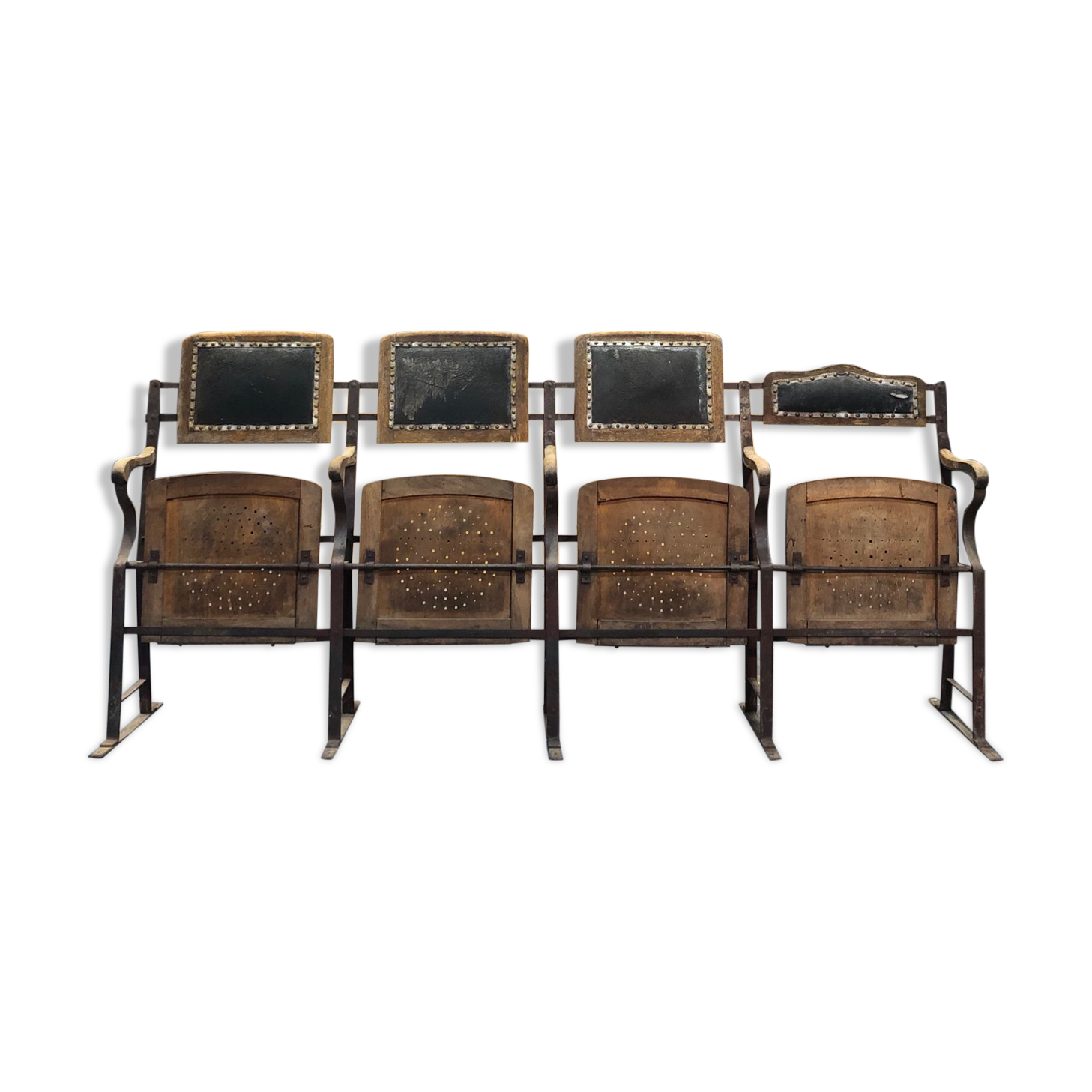 Old cinema seats, early 20th century