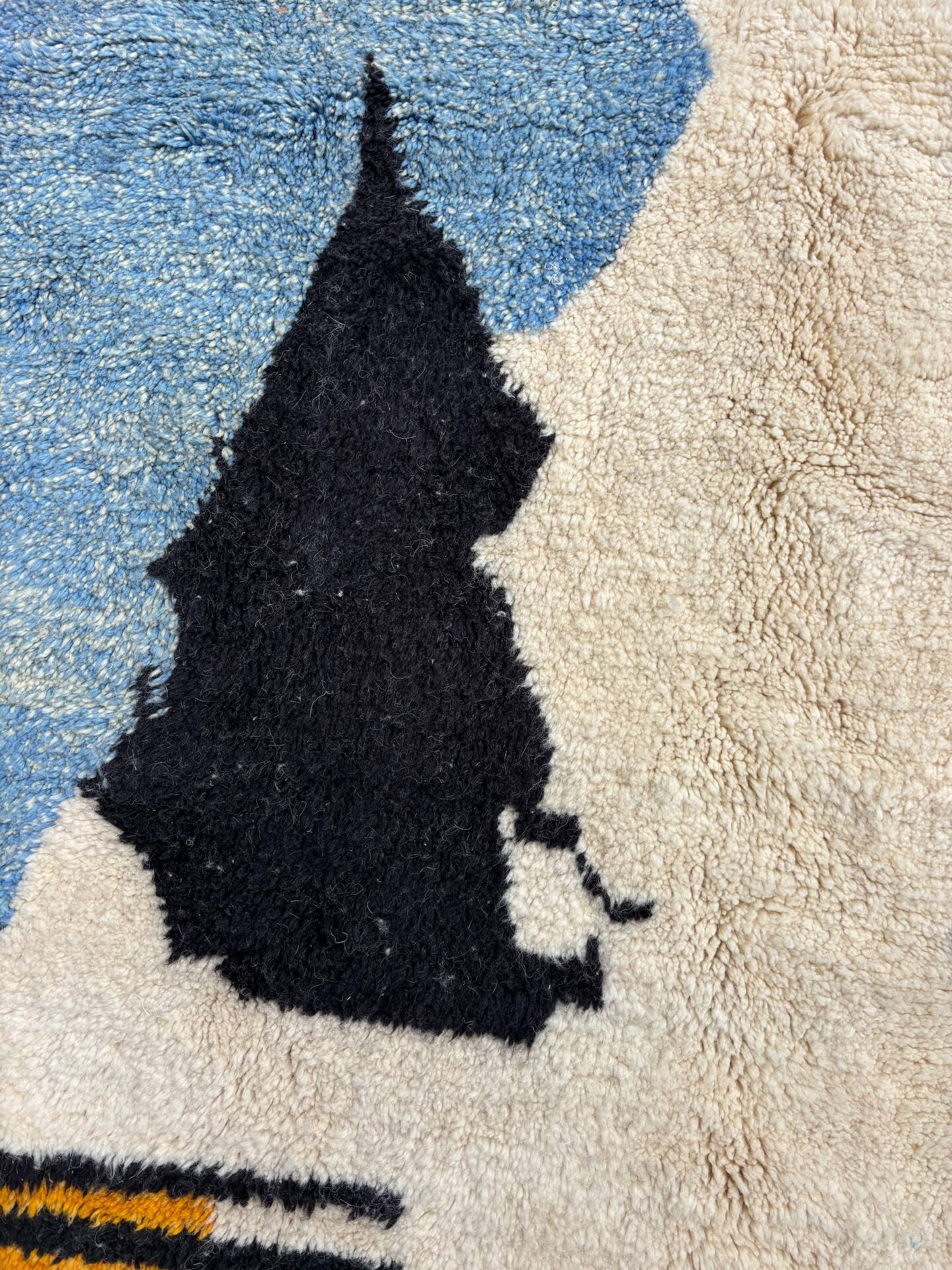 Moroccan Berber rug, Beni Ourain style, 200×300 cm