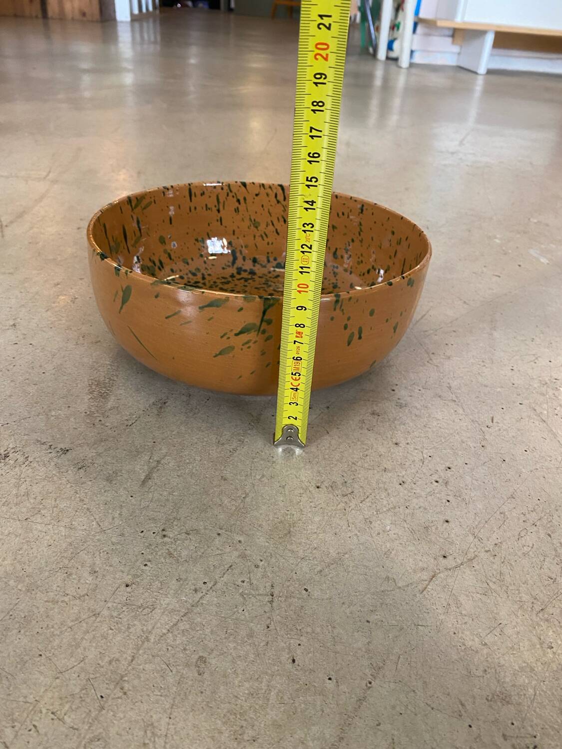 Terracotta salad bowl