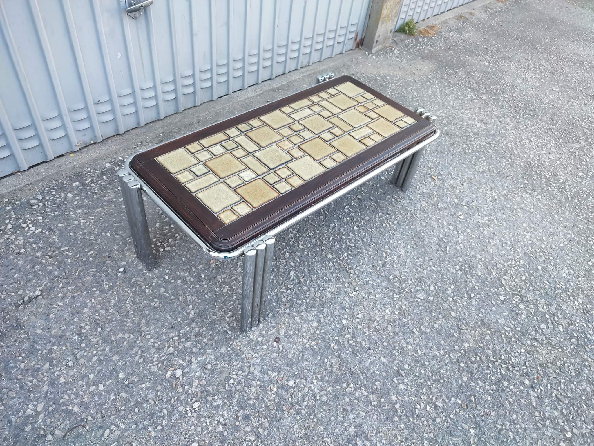 Ancienne table basse 1970 vintage