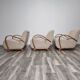 Armchairs from Jindrich Halabala, 1940s, Set of 3