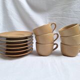 Vintage village stoneware mugs