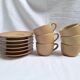 Vintage village stoneware mugs