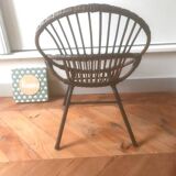 Children's rattan chair 1960