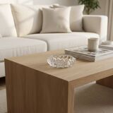 Large catch-all / Sun-shaped ashtray in pressed glass