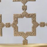 Postmodern Sculptural Brass Single Bed by Luciano Frigerio, Italy