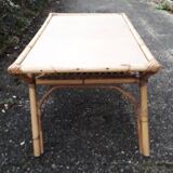 Rattan coffee table
