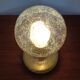 Iceglass & Brass Table Lamp from Doria Leuchten, 1960s