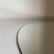 Vintage mirror bevelled oval, France, 1970 - 92 x 62.5 cm