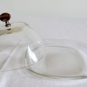 Bell and contemporary glass plate