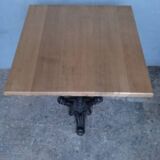 Bistro table(s) 60/60cm solid wood top pedestal table