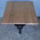 Bistro table(s) 60/60cm solid wood top pedestal table