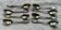 Service of 8 silver-plated metal moka spoons Boulenger