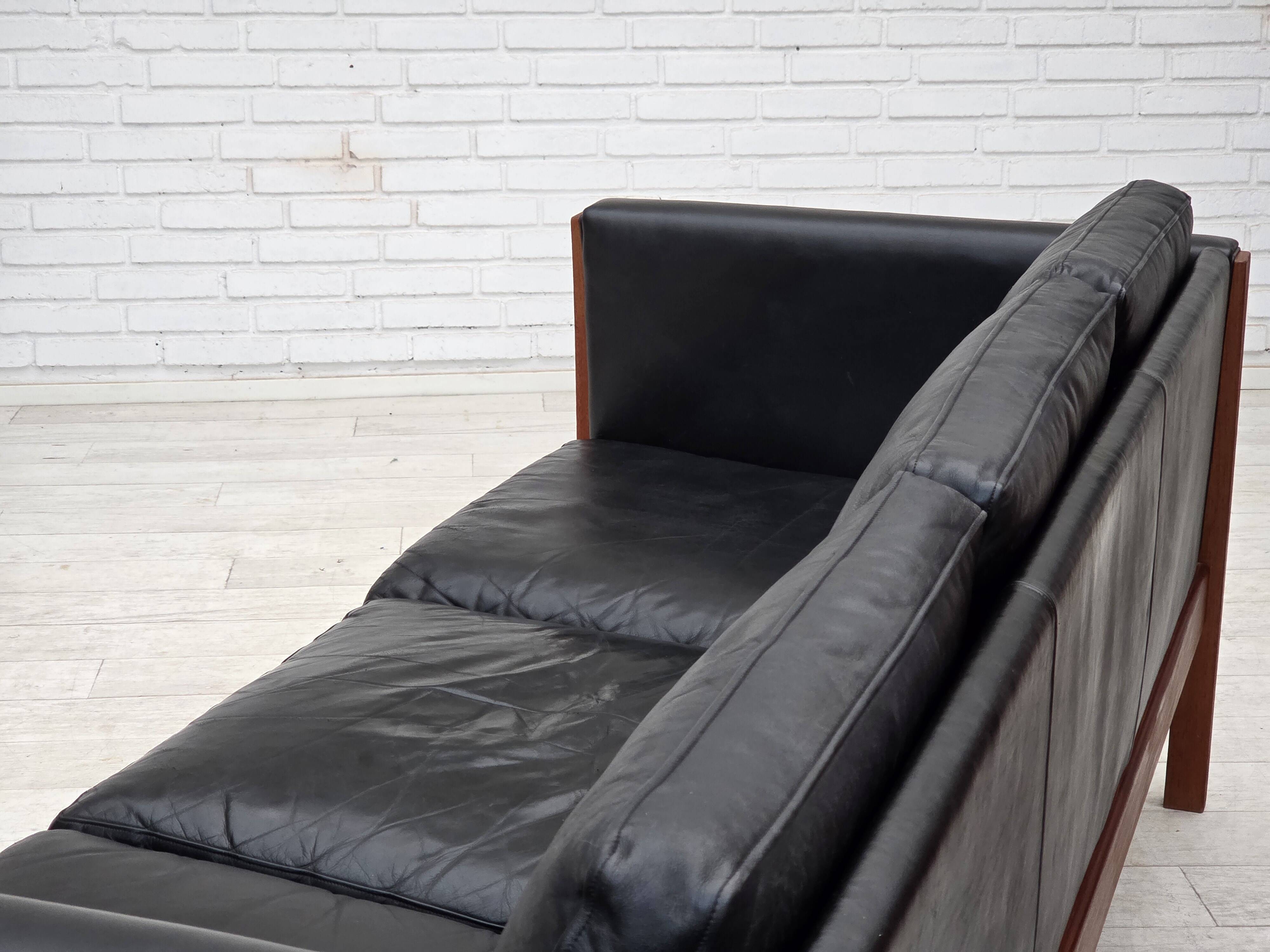 1960s, Danish design by H.J.Wegner, 3 seater sofa model CH 163.