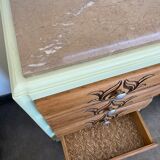 Small commodity 4 drawers art deco