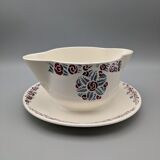 Ancienne saucière faïence modèle etoile badonviller