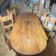 Monastery table with Occitan cross + 4 chairs - 20th century