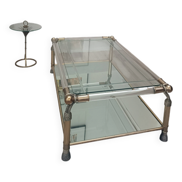 Grande table basse sculpturale par Muebles Curvasa 1970s