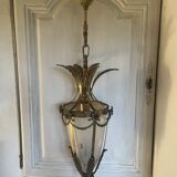 Bronze and polished glass suspension circa 1900