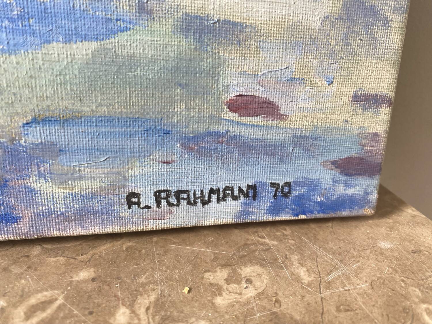 20th century landscape signed