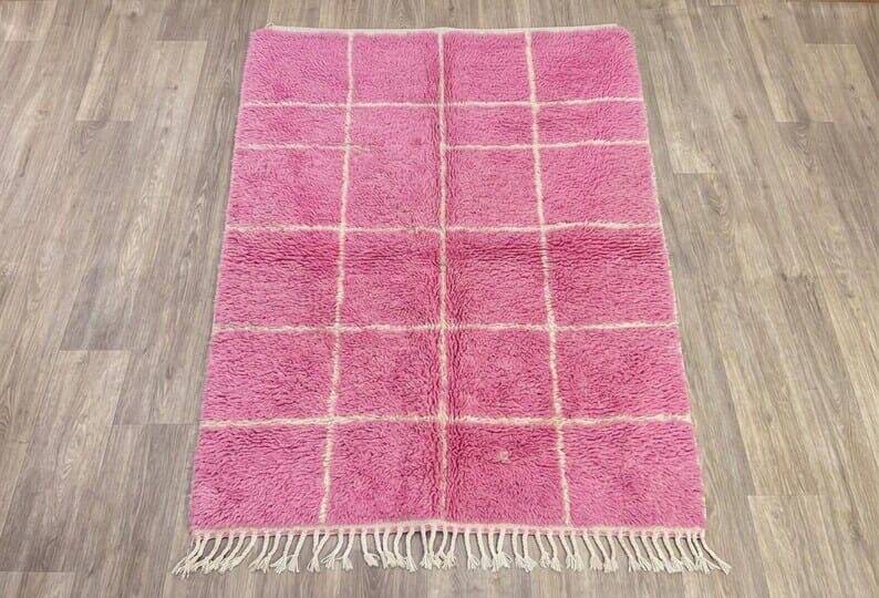 Authentic traditional handmade carpet size 150/250 cm.
