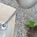 Holophane art deco glass pendant light