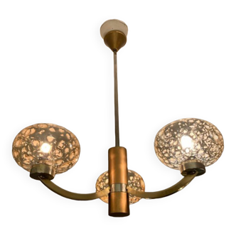 Italian design chandelier from the 70s (Murano glass)