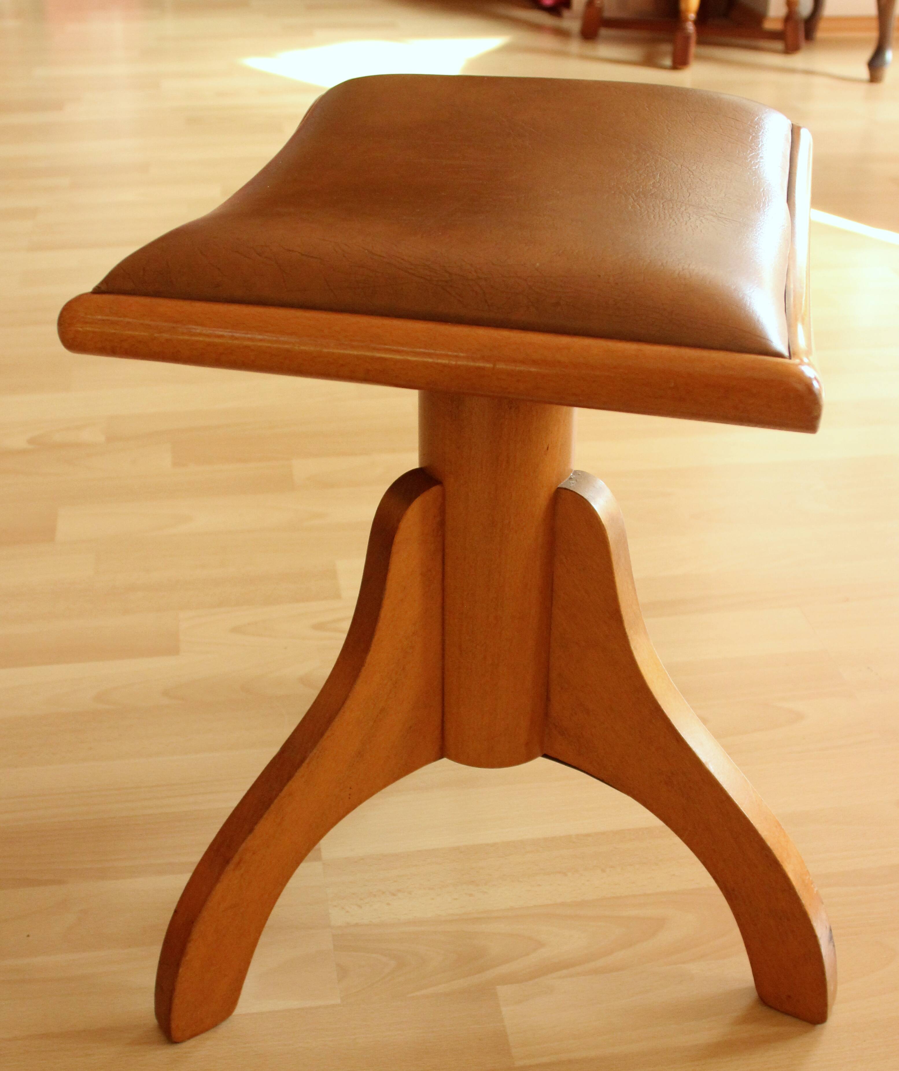 Mid Century piano stool from the 70s - Vintage