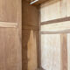 Large Parisian wardrobe in renovated oak wood.
