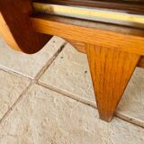 Storage unit/Library with sliding glass doors 1960s