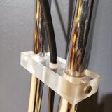 Arc floor lamp with marble foot, 60s