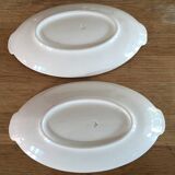 Pair of ravines, Dutch earthenware, early XX