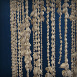 Balinese hanging lamp in curly shells