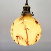Art Deco lamp in opaline glaze Verreries de Scailmont Henri Heemskerk Belgium