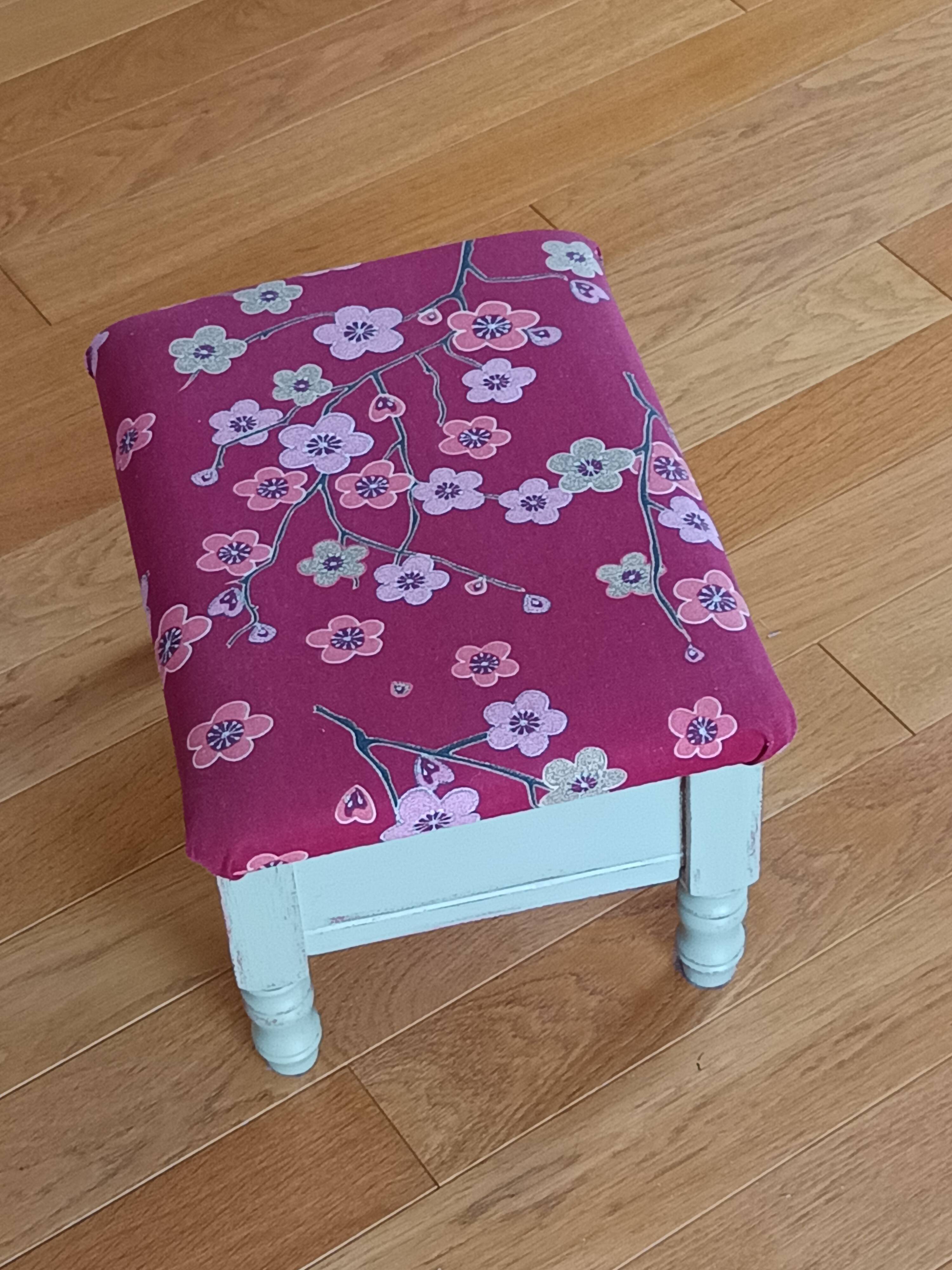 Footrest with storage.