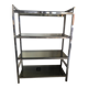 Chrome and smoked glass shelf from the 70s.