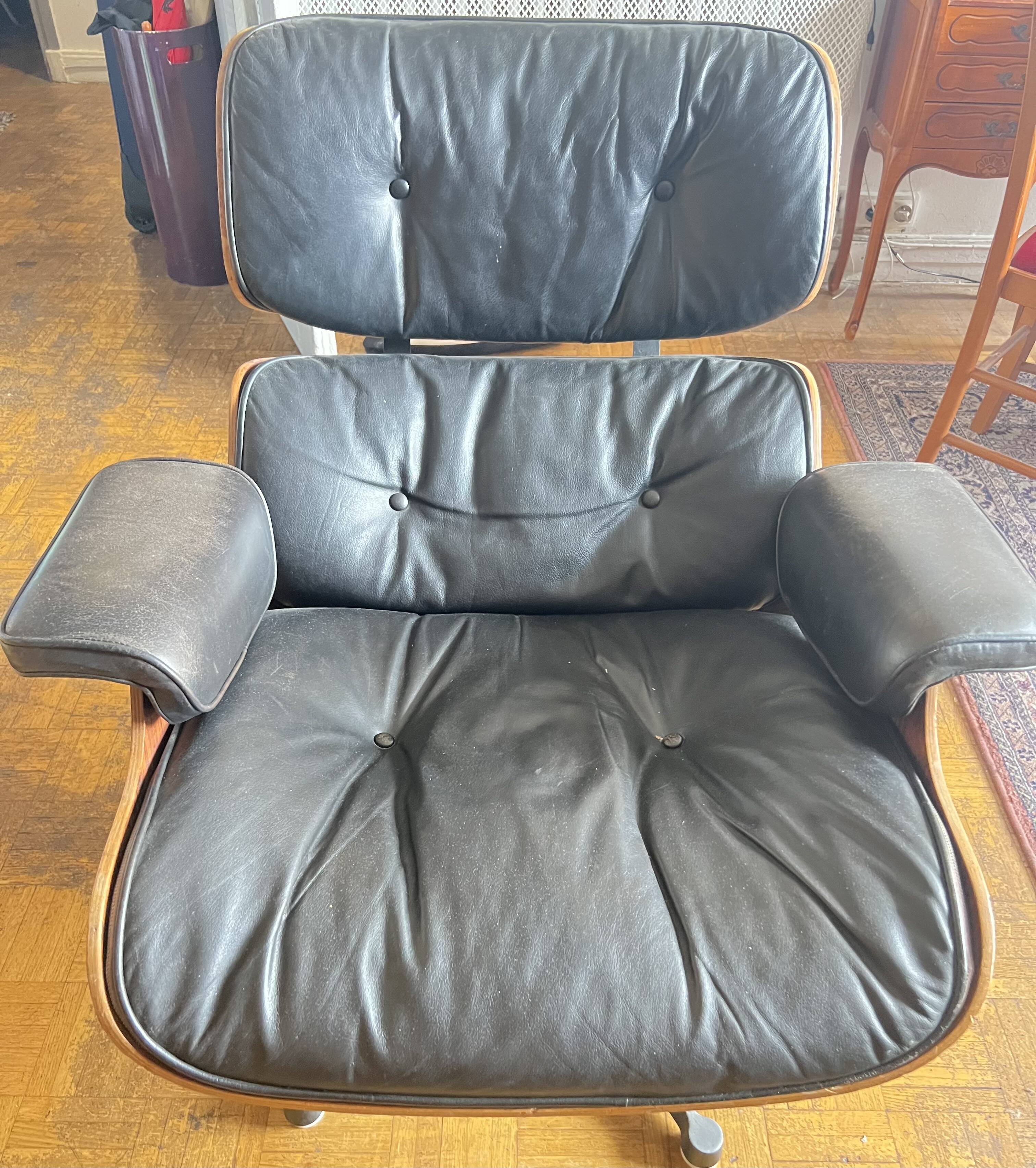 Fauteuil Lounge Chair Eames — Herman Miller Vintage 1956