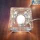 Vintage German glass cube table lamps TA 14 by Peill & Putzler, 1970s, set of 2.