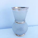 White and gold vase