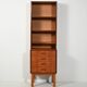 Small Scandinavian teak bookcase, 1960s