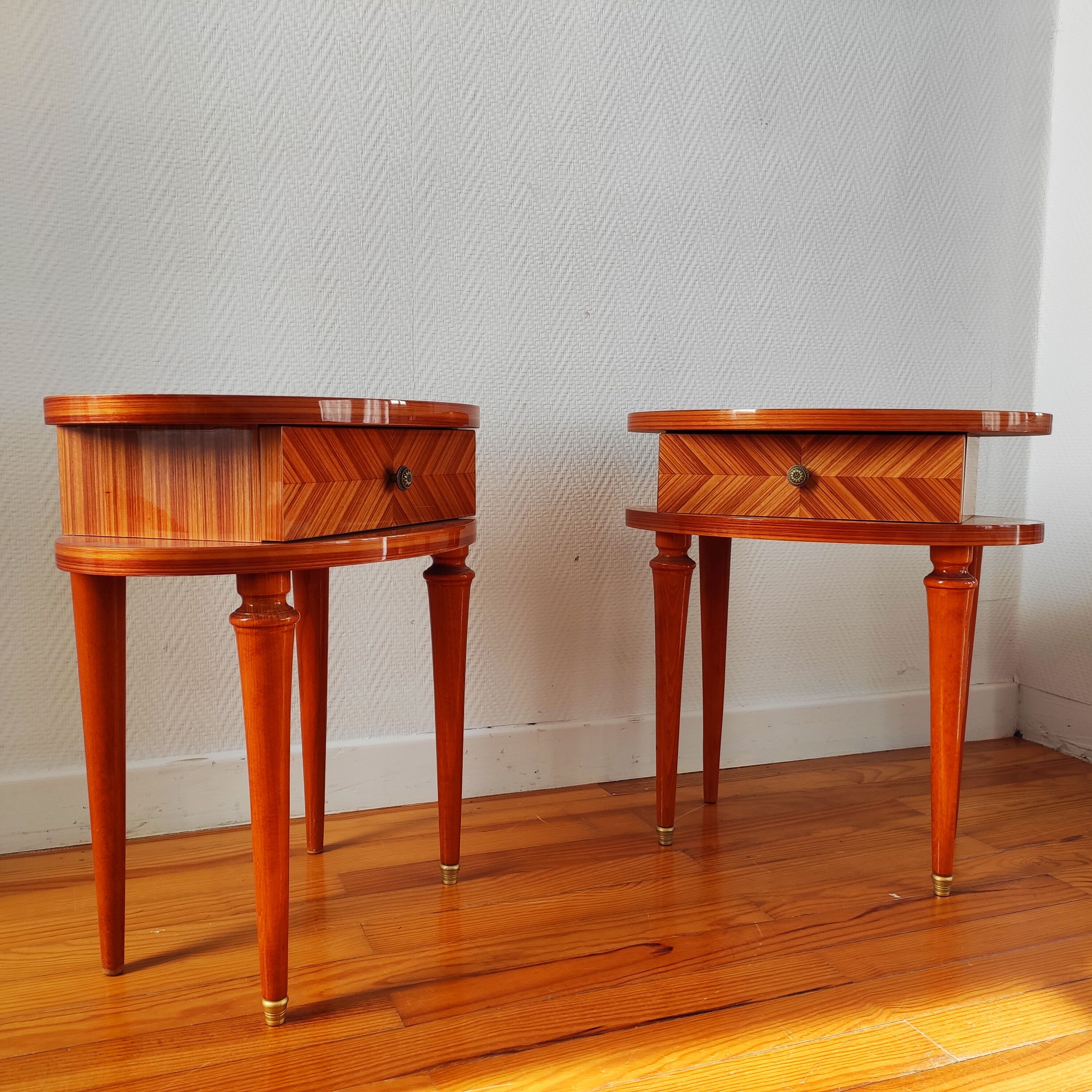 Pair of vintage bedside tables