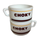 Paire de tasses choky arcopal