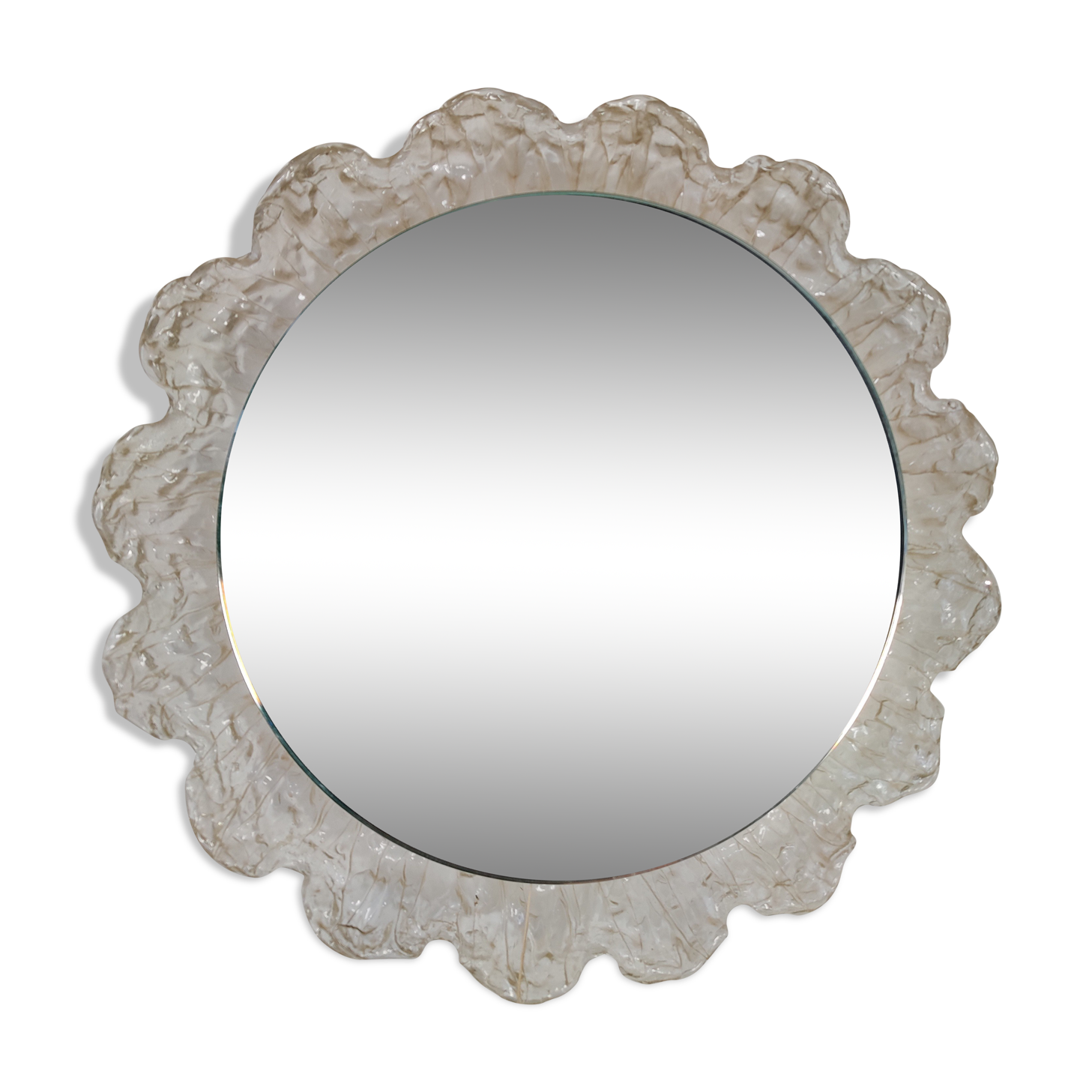 Schoninger bright mirror in plexiglas, 70s