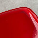 Vintage red enamel SILIT tray / serving dish
