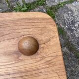 Table basse en pin vintage 1980