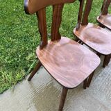 Set of 4 1960s Brutalist Style Bistro Chairs