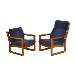 paire de fauteuils danois de Johannes Andersen pour Silkeborg, années 1960